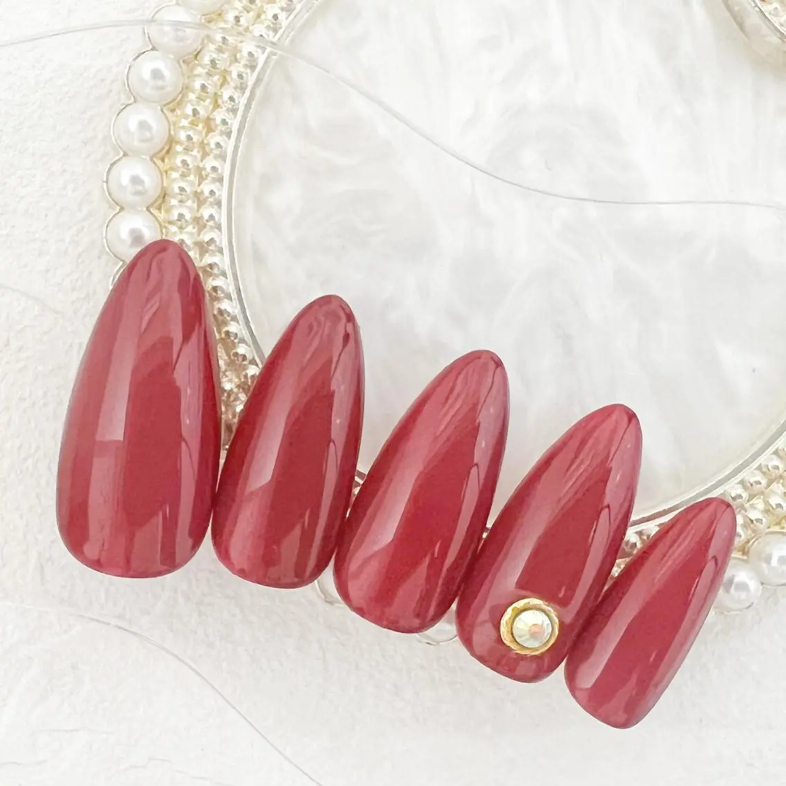 ネイル オフィスネイル シンプルネイル rouse nail RISATOのネイルデザイン
