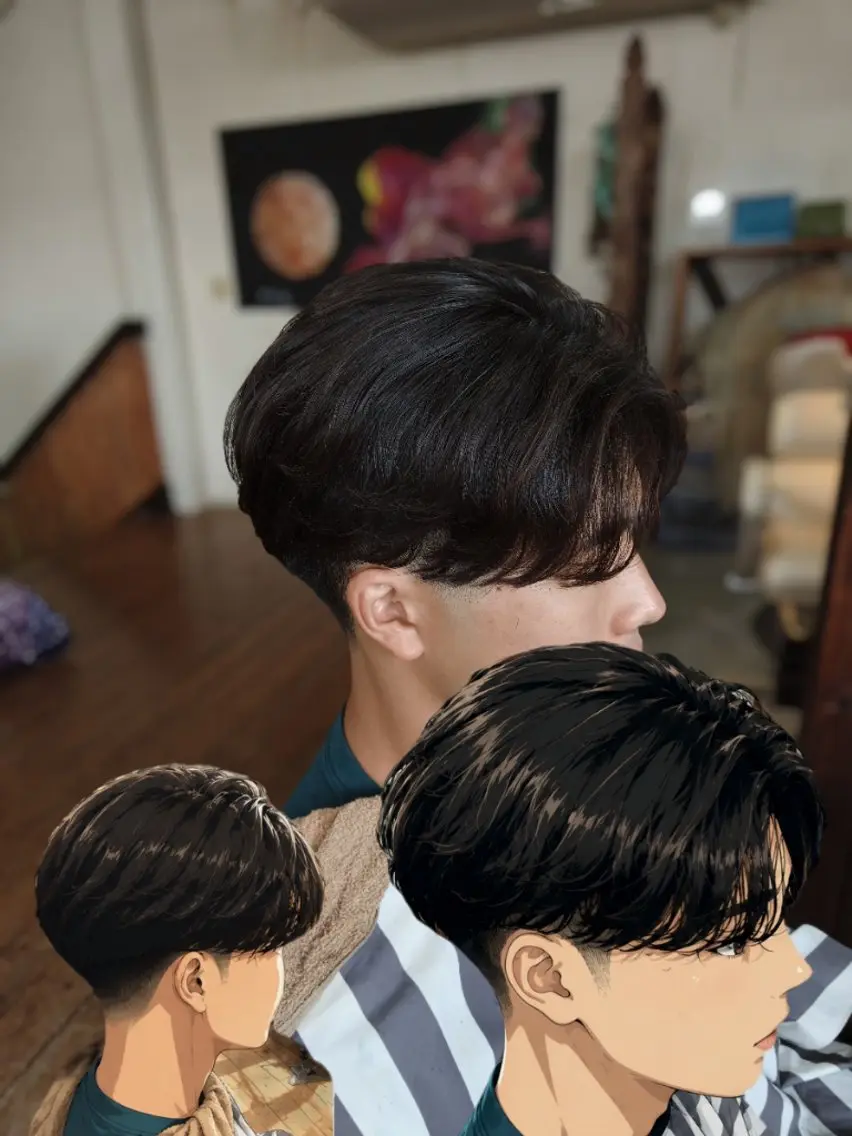 メンズ カット タカハシ ユウヤのヘアスタイル