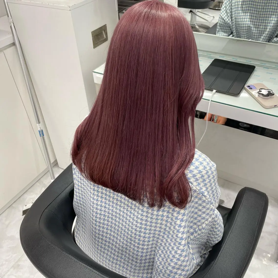 セミロング カラー ヘアカラー 💗🤍透明感カラー 🤍💗kanonのヘアスタイル