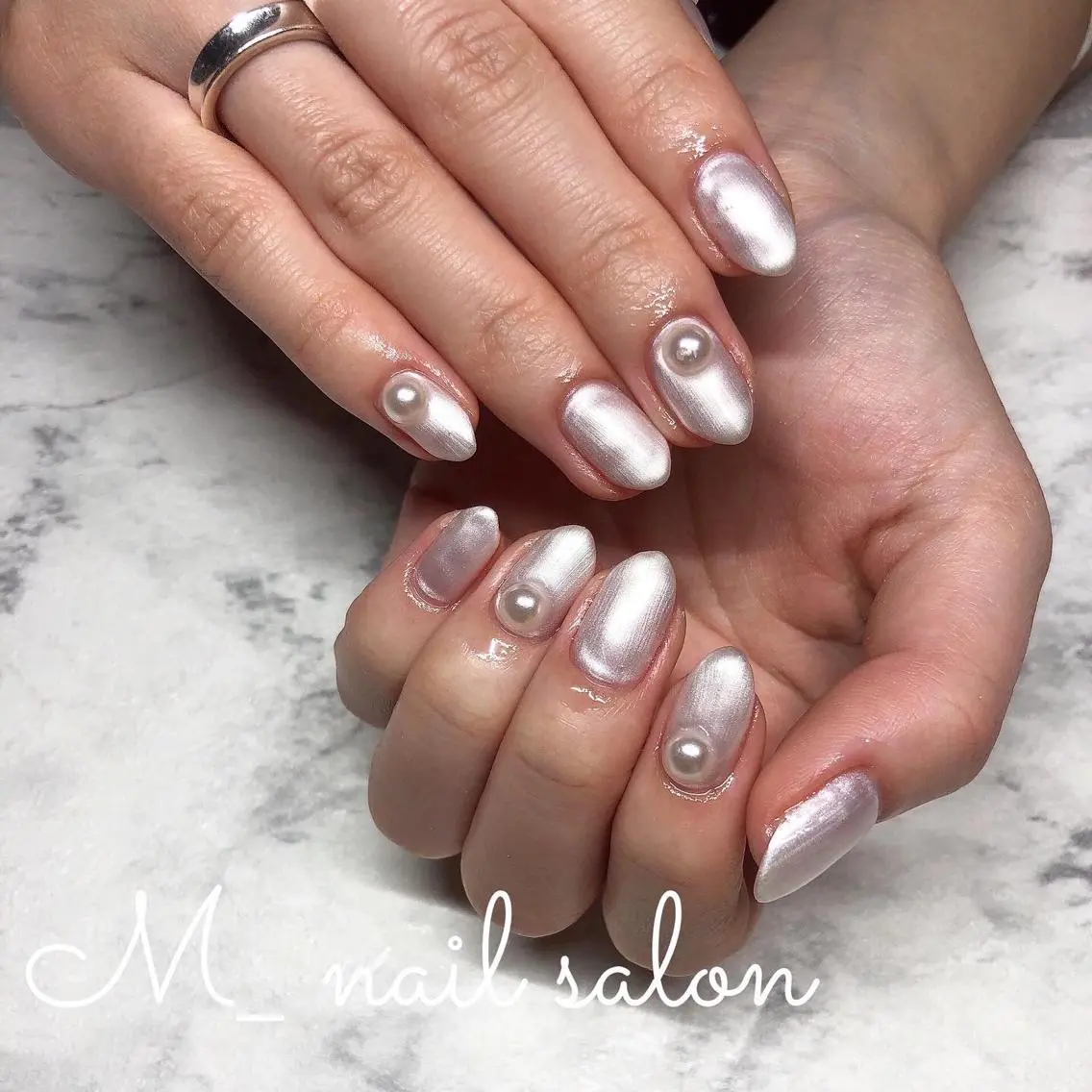 ネイル ワンカラーネイル M_ nail salonのネイルデザイン