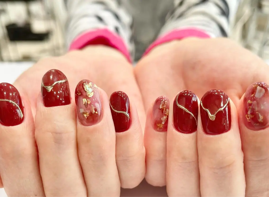 ネイル ハンドネイル Ash関内ネイリスト 荒木のネイルデザイン