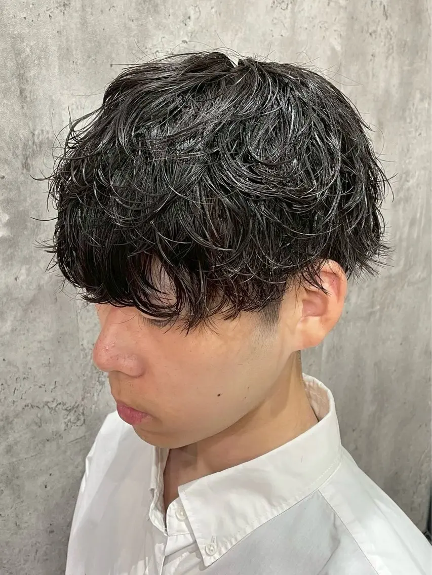 パーマ カット パーマ 🔥メンズカット🔥 パーマ⚡️松永のヘアスタイル