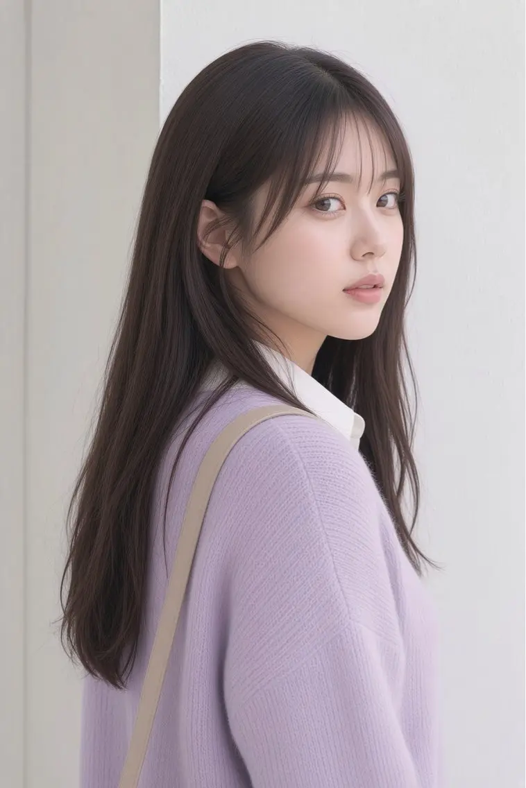 ロング カット ヘアカラー トリートメント 石沢 知康のヘアスタイル