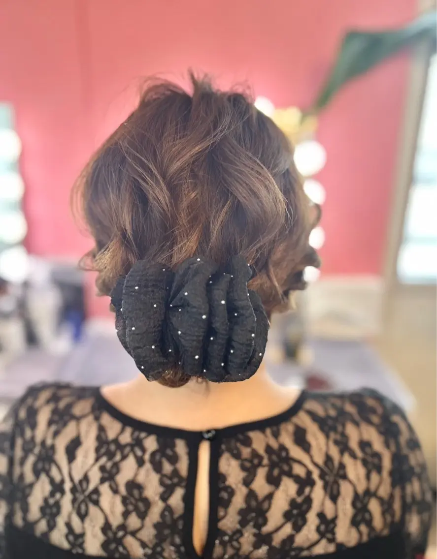 ミディアム ヘアセット 北本 美幸のヘアスタイル