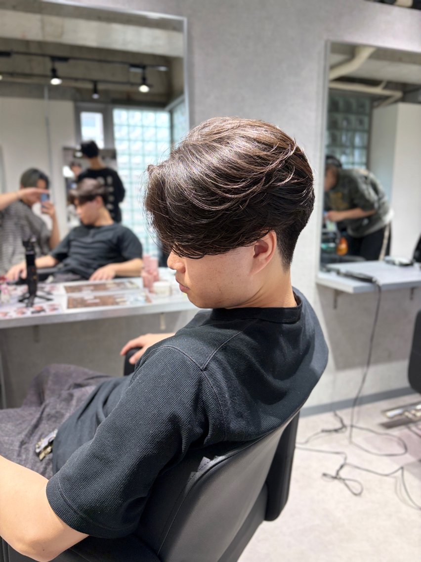 メンズ カット 縮毛矯正 曲がる縮毛矯正専門 /森隆之介のヘアスタイル