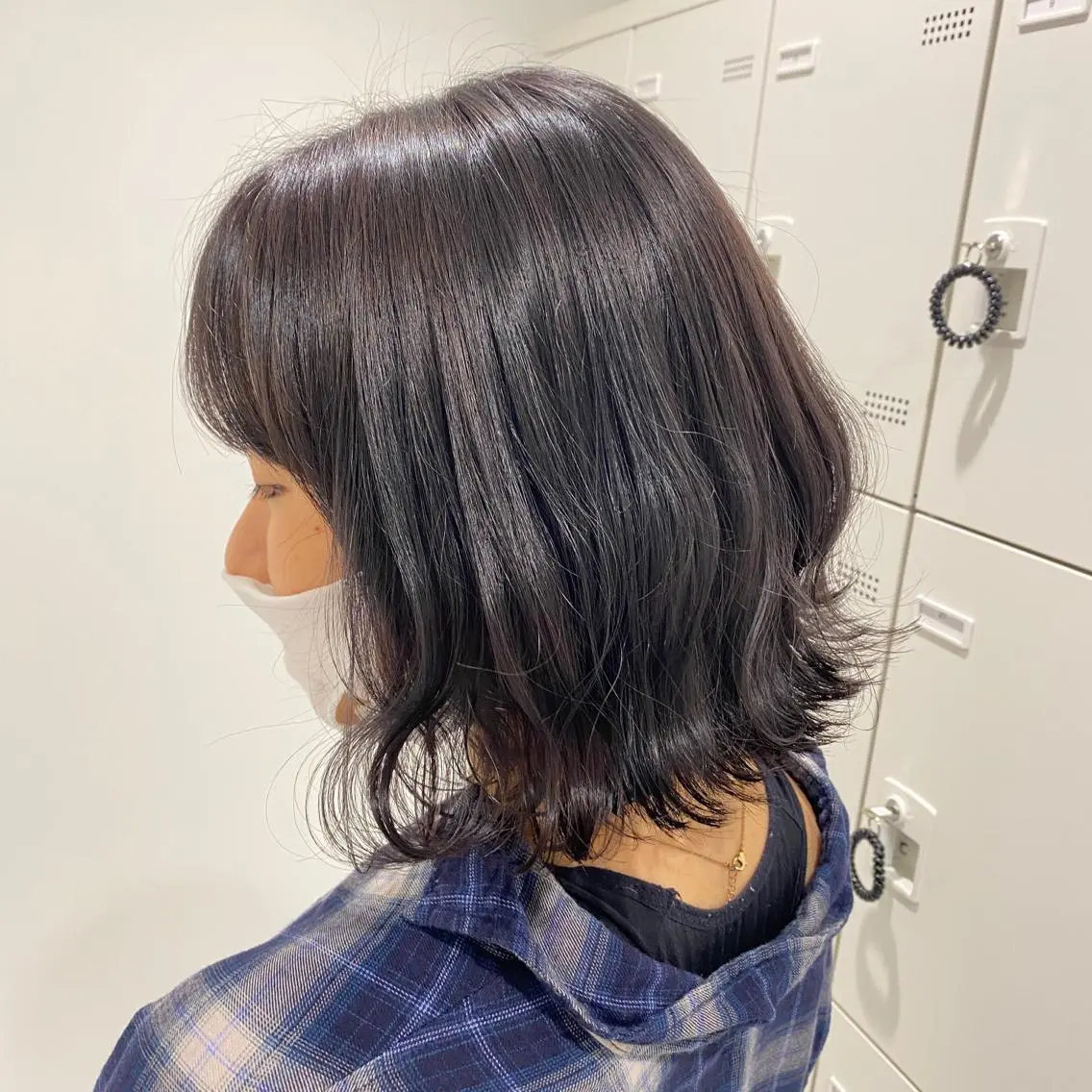 セミロング カラー ヘアアレンジ mai🍑暖色カラー /レイヤー💖のヘアスタイル