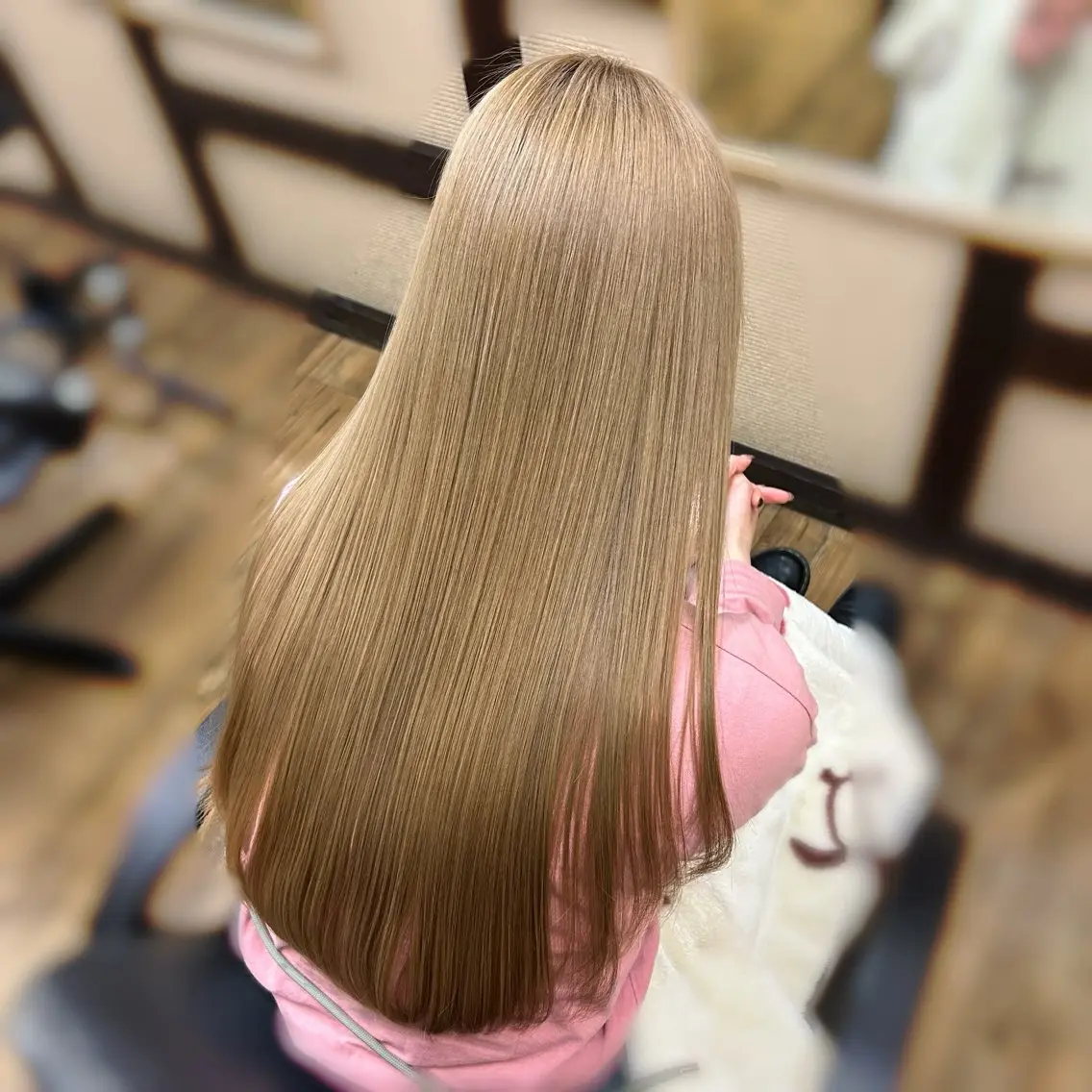 ロング パーマ みやたゆうき 髪質改善講師のヘアスタイル