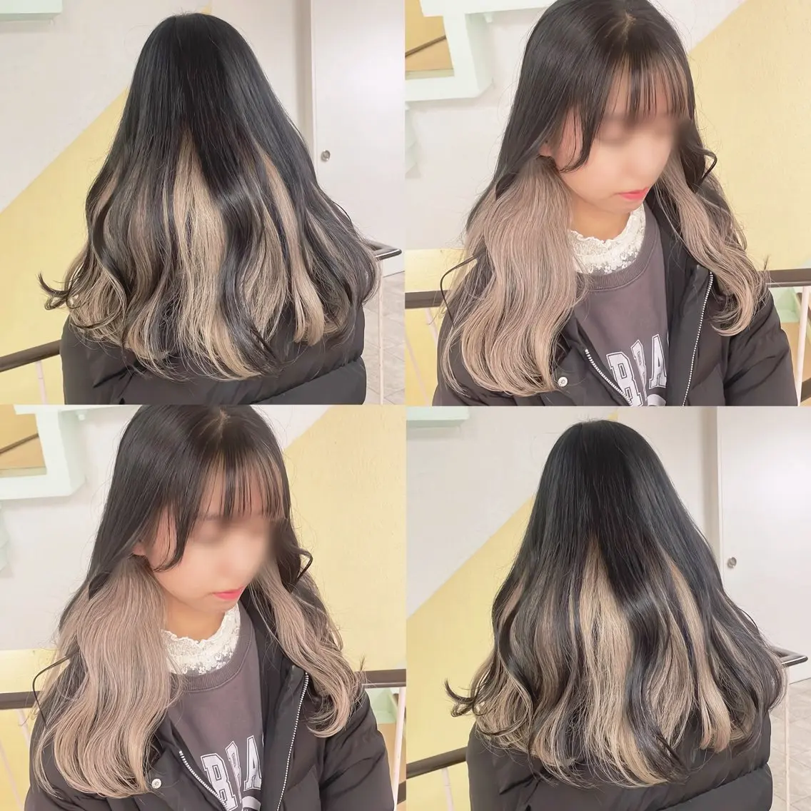 カラー ブリーチ ヘアカラー トリートメント 渋谷:インナーカラー ／🍒エリカ🍒のヘアスタイル