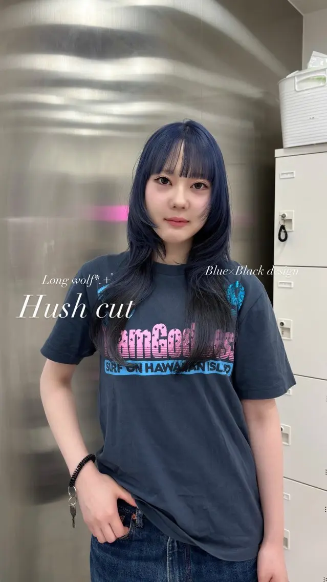 ロング カラー 抜け感レイヤー︴ ニュアンスカラーのヘアスタイル