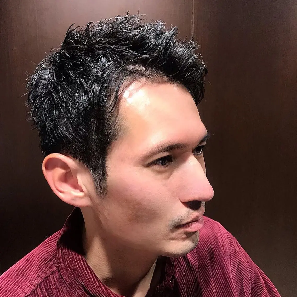 ショート プレミアムバーバー 表参道のヘアスタイル