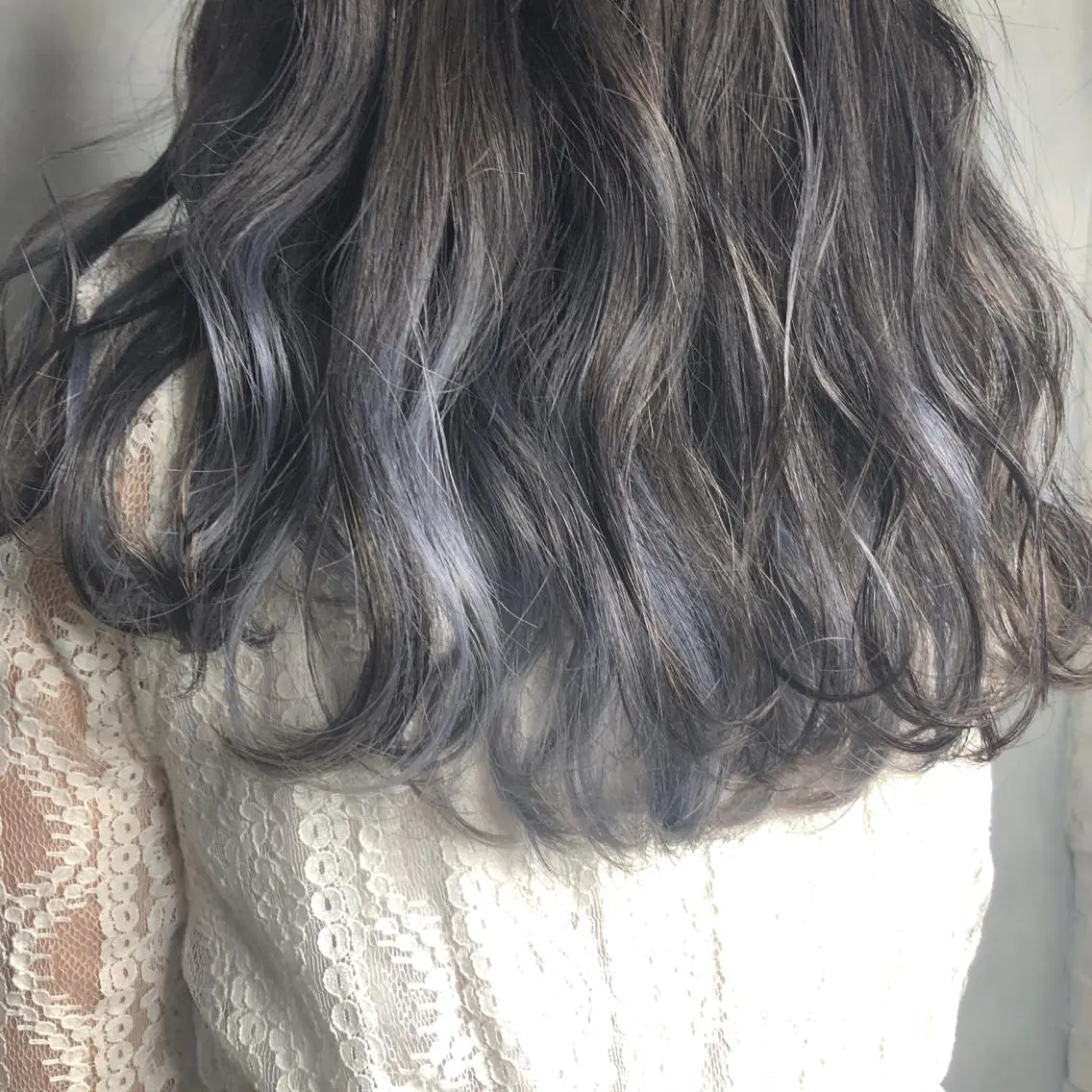 ロング カラー グラデーションカラー パープルカラー ORIKA 美容室のヘアスタイル