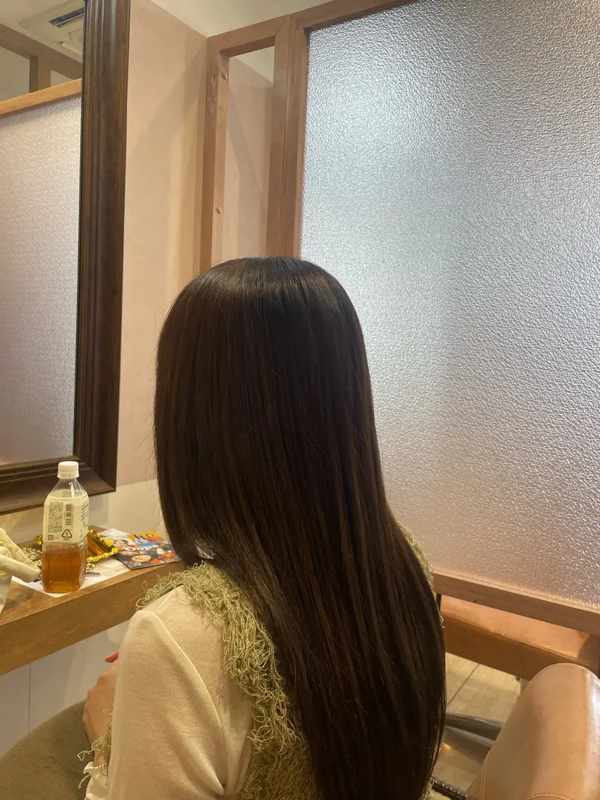 ミディアム カラー ヘアカラー 菊田 瑞穂のヘアスタイル