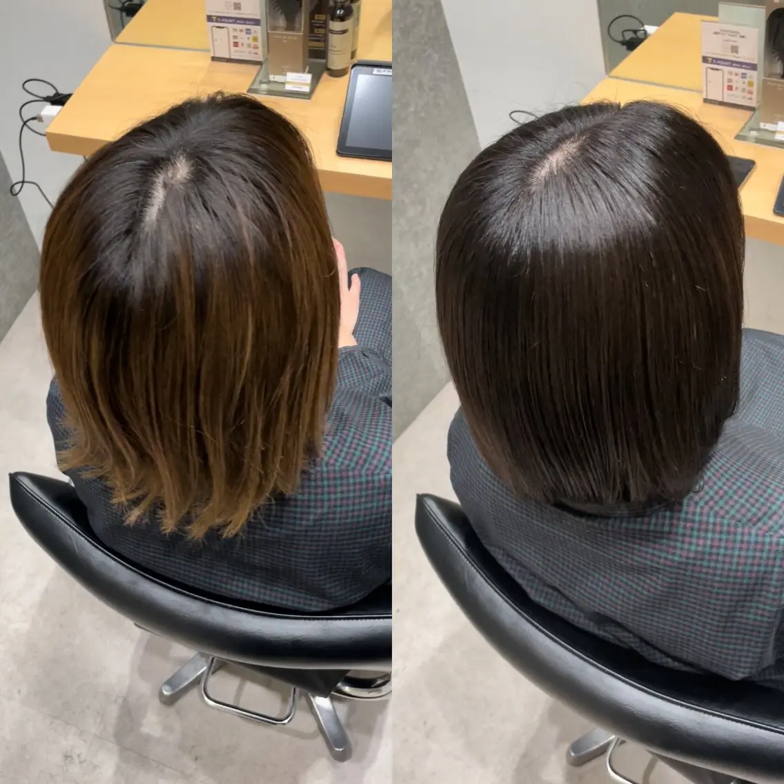ショート カラー アクアカラー 髪質改善 トリートメント カット ヘアカラー トリートメント 髪質改善ヘアケア 艶髪特化/上田のヘアスタイル