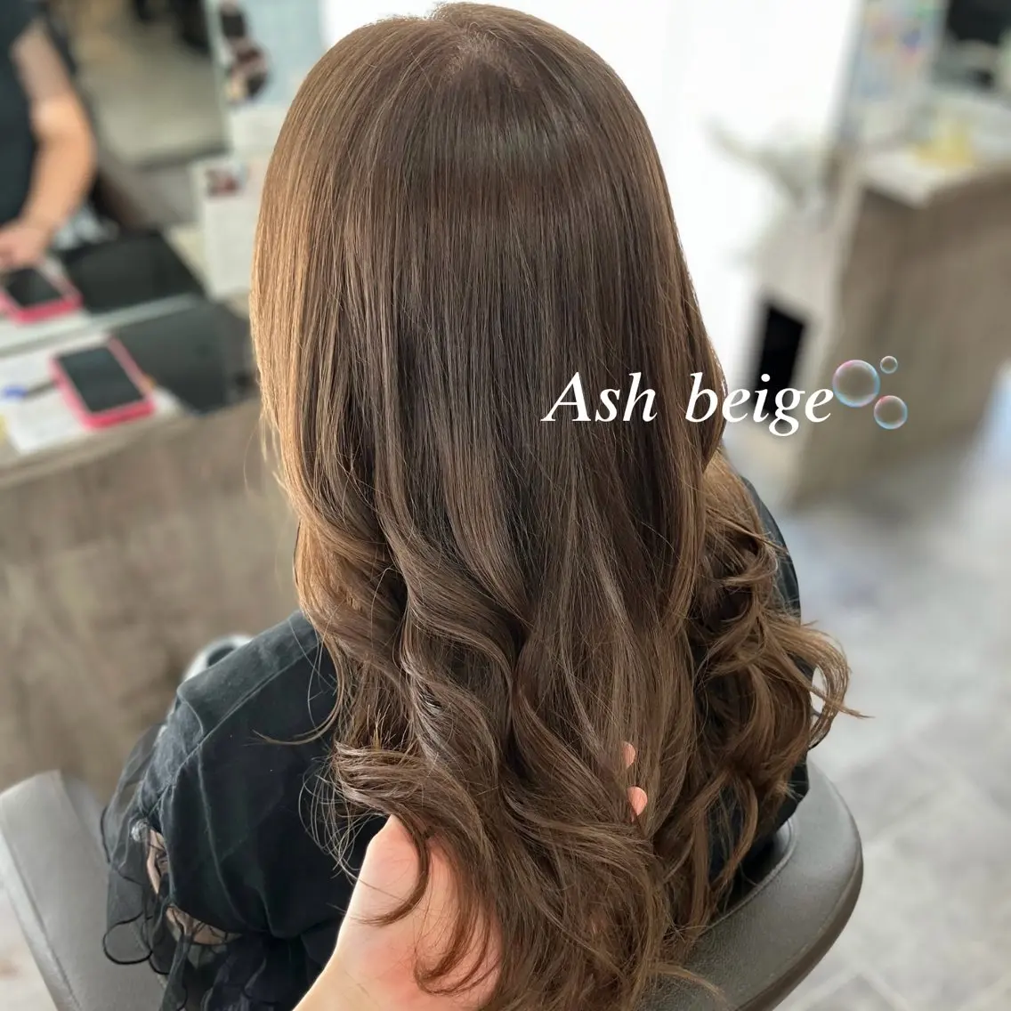 ロング カラー ヘアアレンジ 透明感カラー Dolceカレン /カットモデル募集中のヘアスタイル