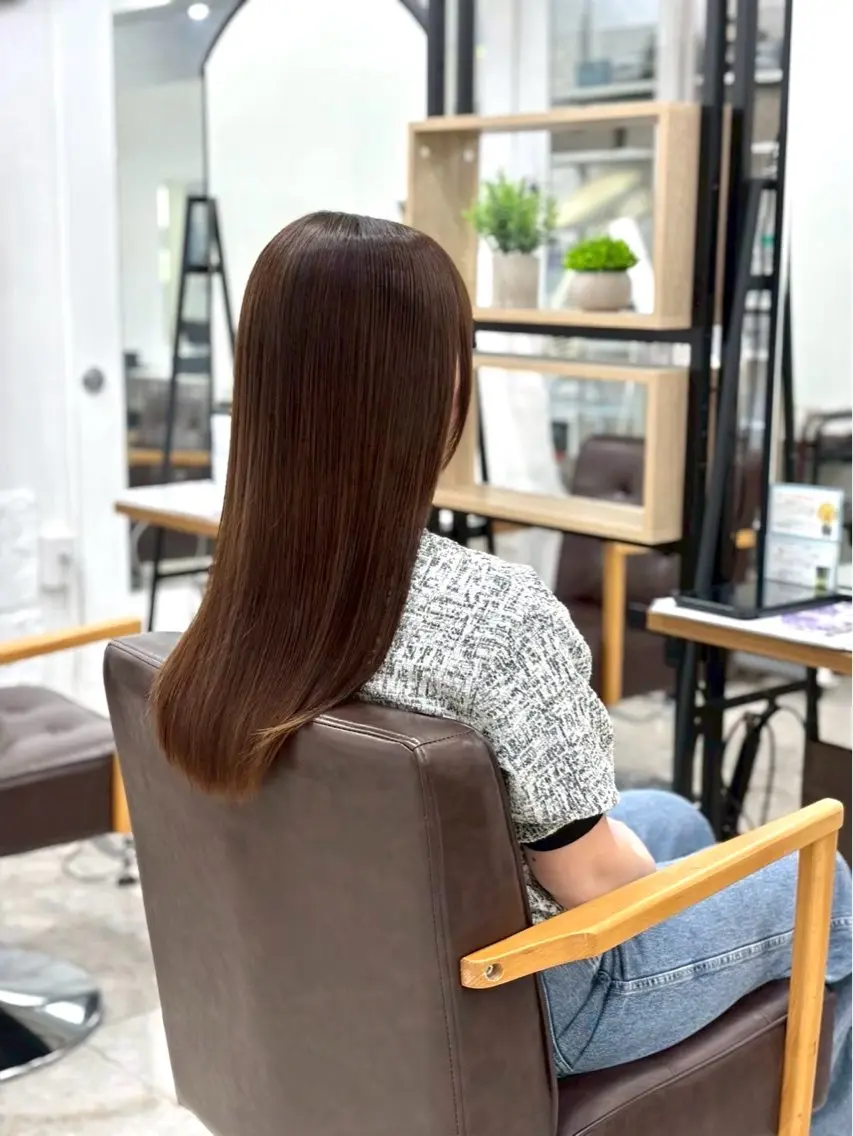 ロング カラー 【髪質改善カラー】 小澤奈津美のヘアスタイル