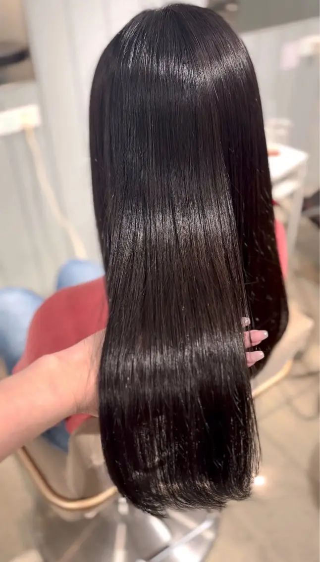ロング カラー 美髪縮毛矯正 髪質改善/ayaのヘアスタイル