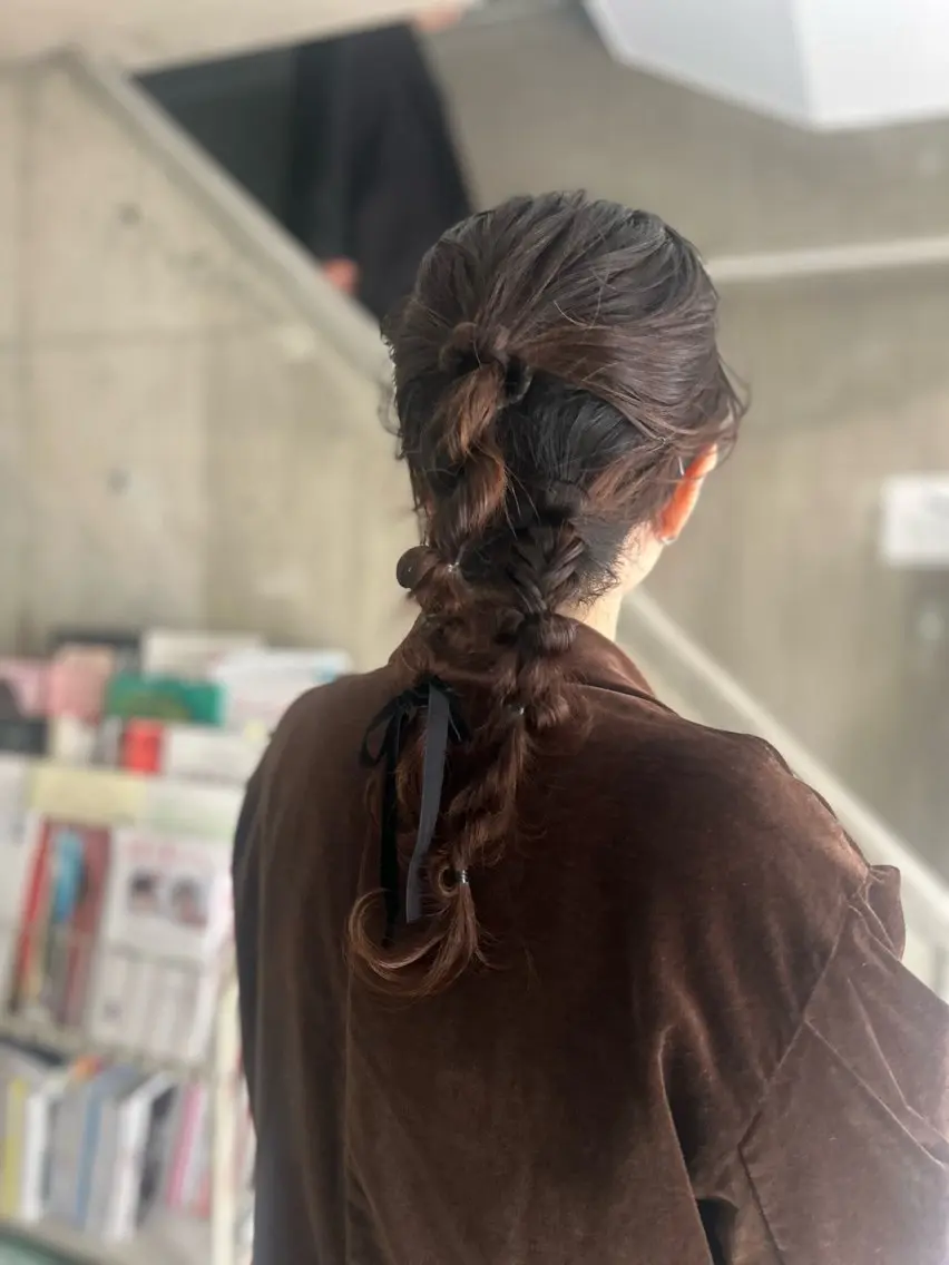 ヘアアレンジ ポニーテール 結婚式・ブライダル 卒業式のヘアスタイル 船坂 詩乃のヘアスタイル