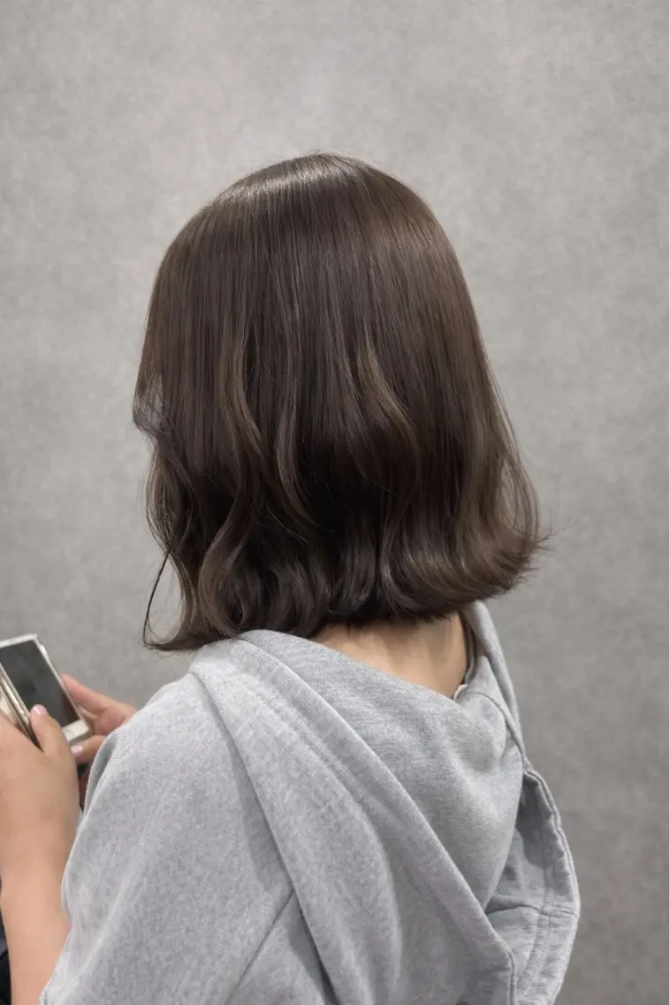 ショート カラー ブラウンカラー 透明感カラー ココアグレージュ グレージュ ヘアカラー トリートメント ミルクティー職人× HIROSEのヘアスタイル