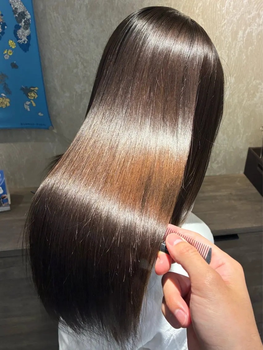 ロング 新栄 夏のヘアスタイル