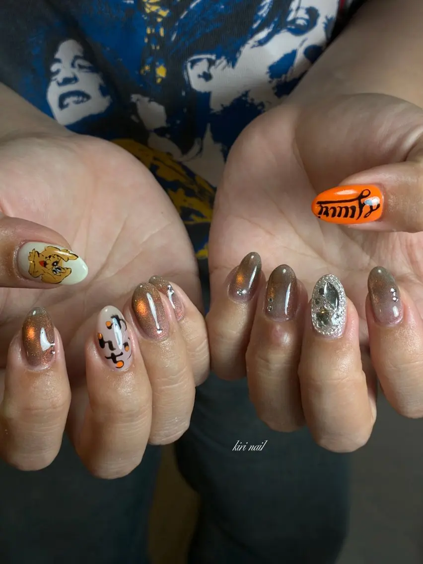 ネイル アートネイル 持ち込み ハンドネイル kiri nail キリネイルのネイルデザイン