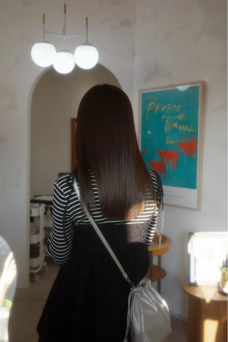 ロング カット ヘアカラー トリートメント 井上 詩響のヘアスタイル