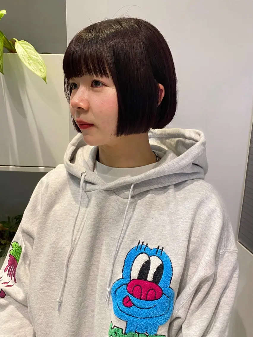 ショート カラー パーマ カット ヘアカラー 縮毛矯正 トリートメント mai / linoah˚✧のヘアスタイル