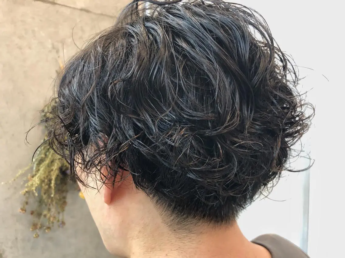 ショート パーマ メンズ メンズパーマ HIROKI ”博多 /ボブのヘアスタイル