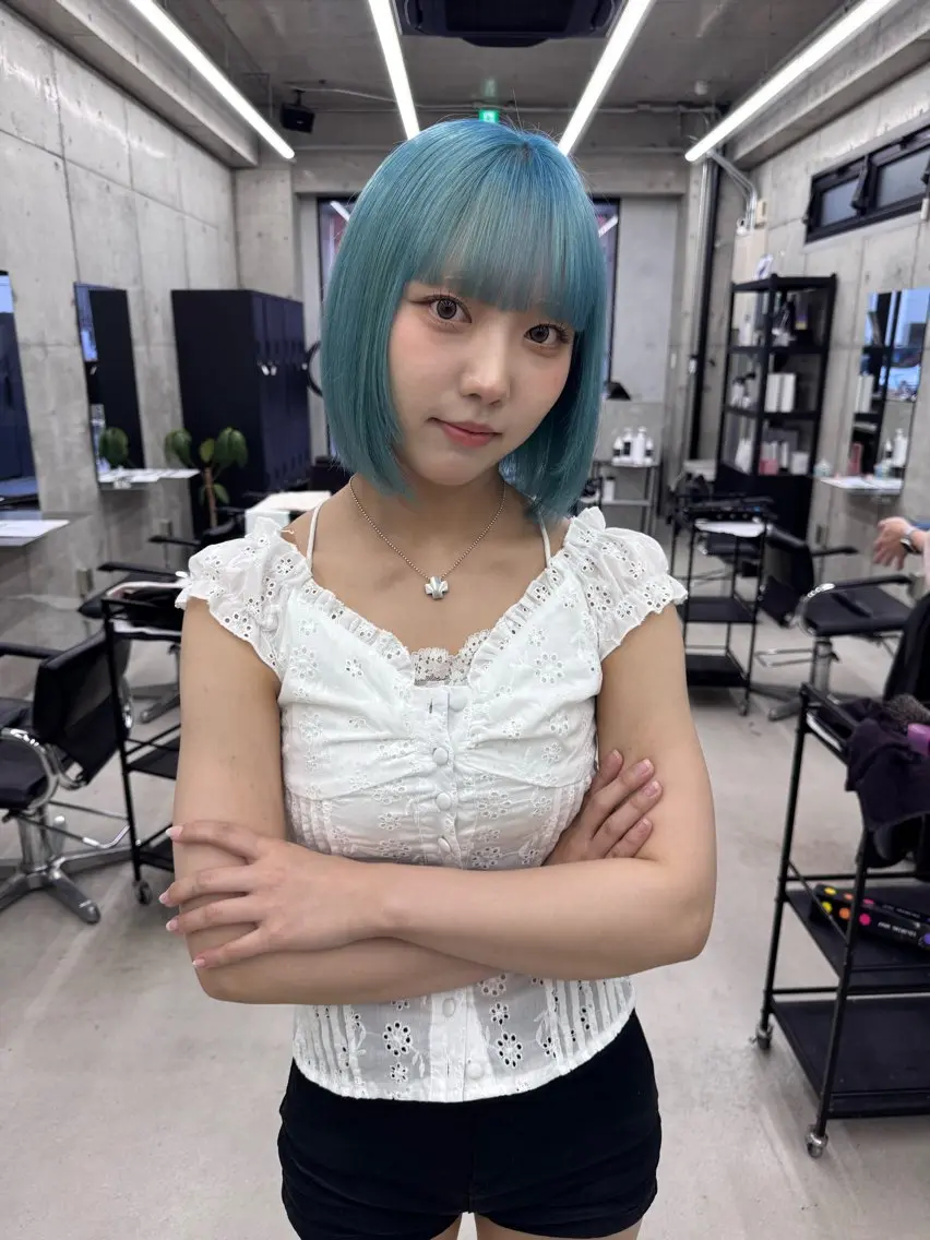 カラー Asami/名古屋/ ハイトーン/デザインのヘアスタイル