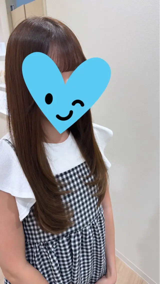 ロング 顔まわりレイヤー レイヤーカット 縮毛矯正 トリートメント 丹野 圭太のヘアスタイル