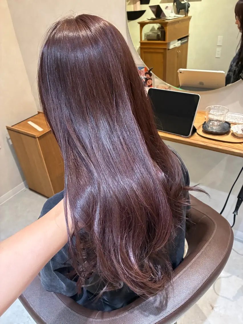 ロング 透明感カラー🫧 大城かえでのヘアスタイル