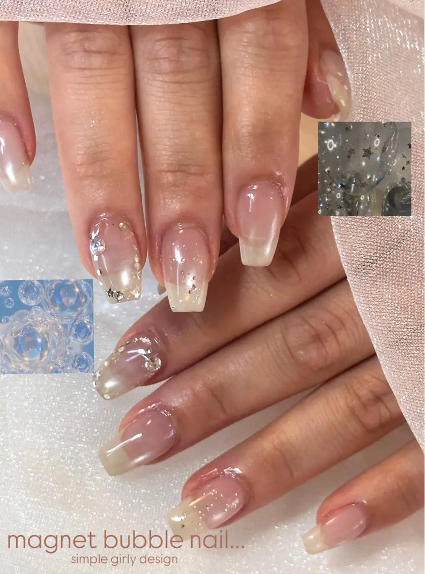 ネイル マグネットネイル ハンドネイル LadyNail aoiのネイルデザイン