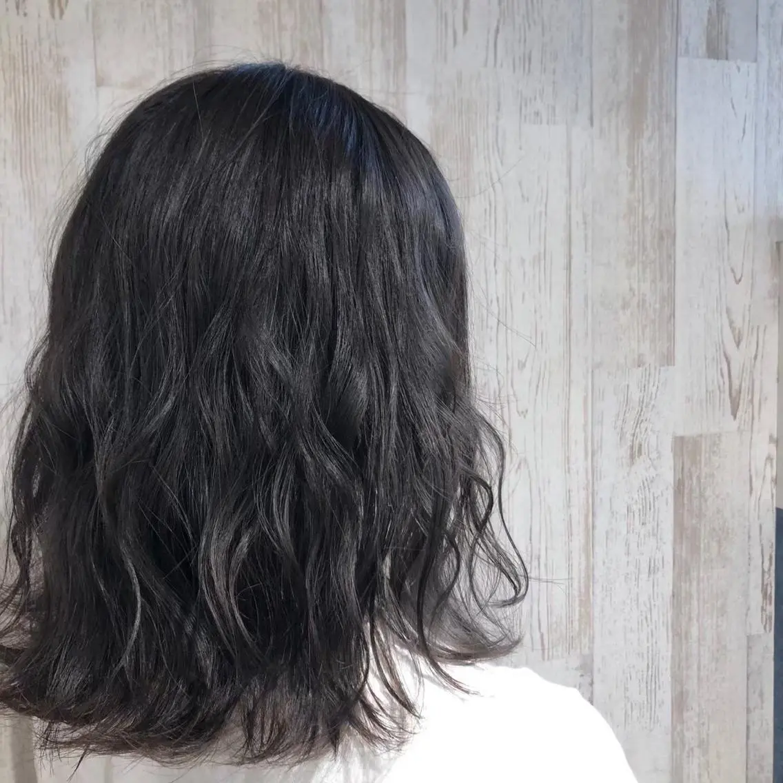 セミロング カラー パーマ カット ヘアカラー パーマ トリートメント 野々村 裕菜のヘアスタイル