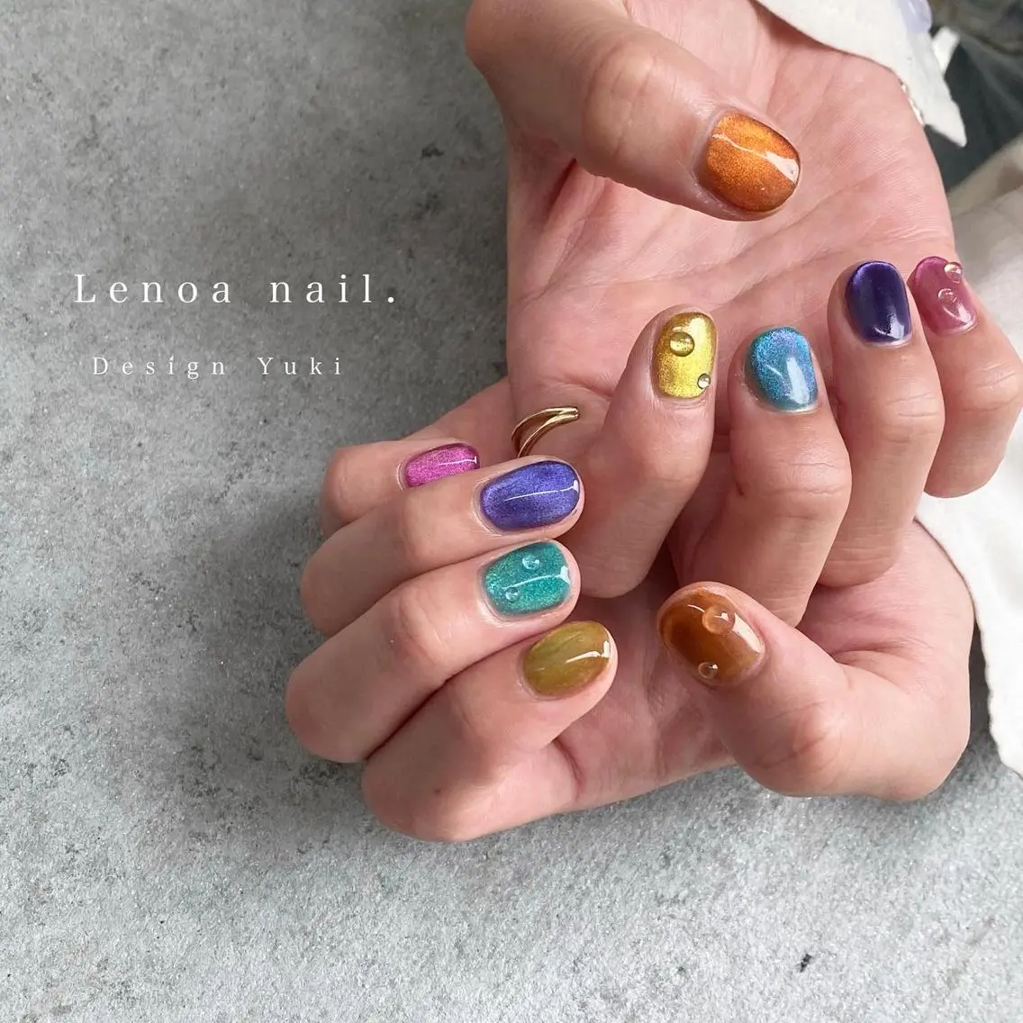 ネイル ハンドネイル Tielu Yukiのネイルデザイン