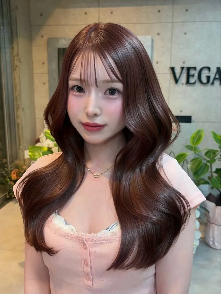 ロング カラー みのり ワンホンヘア🕊️のヘアスタイル