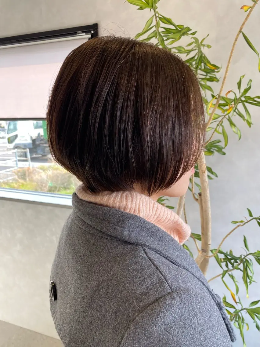 ショート カット 白井 音羽のヘアスタイル