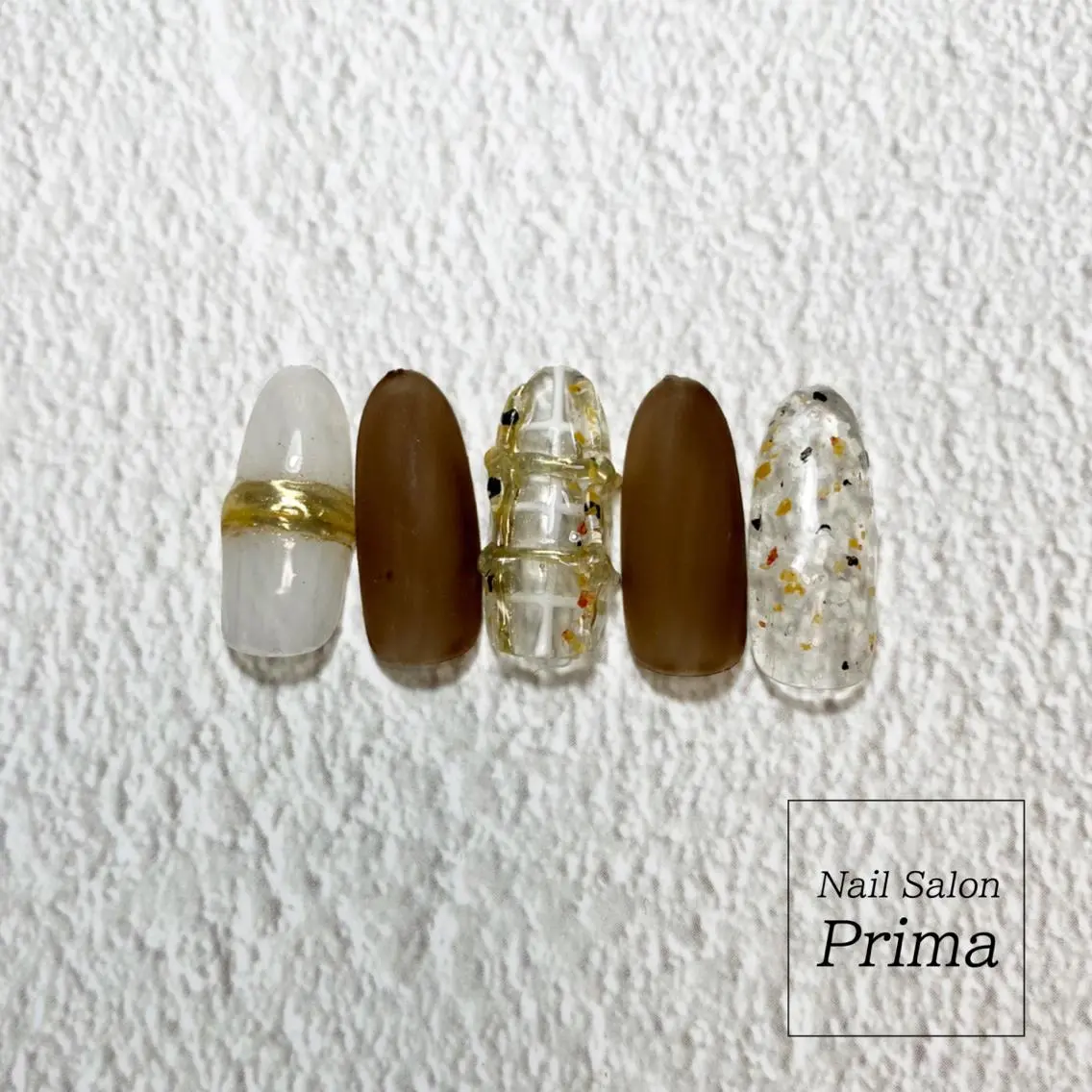 ミディアム ネイル SalonPrima 西院Nail&Eyeのネイルデザイン