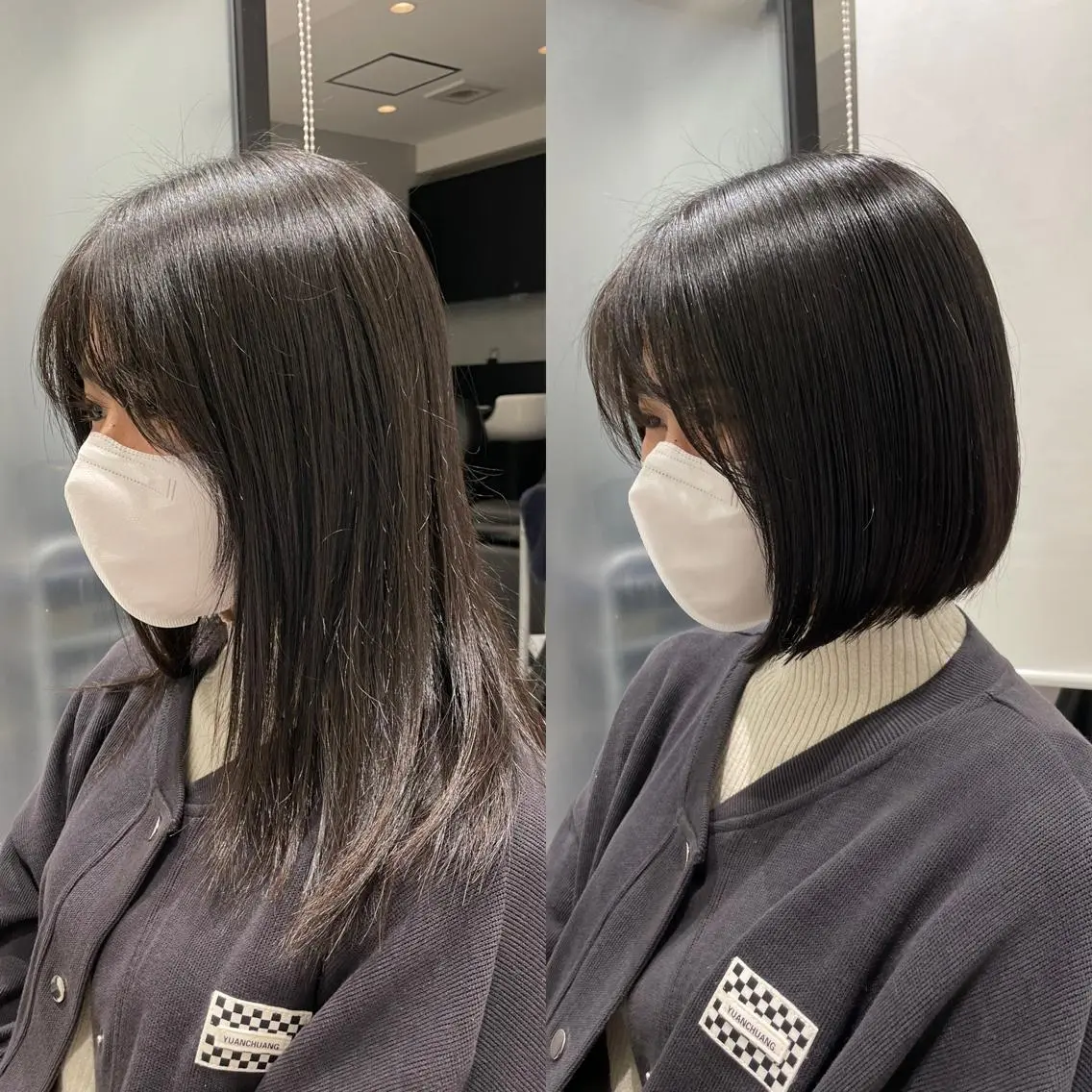 ショート ボブ 小顔カット カット トリートメント ヘアセット メンズ特化 パーマ/オザワのヘアスタイル