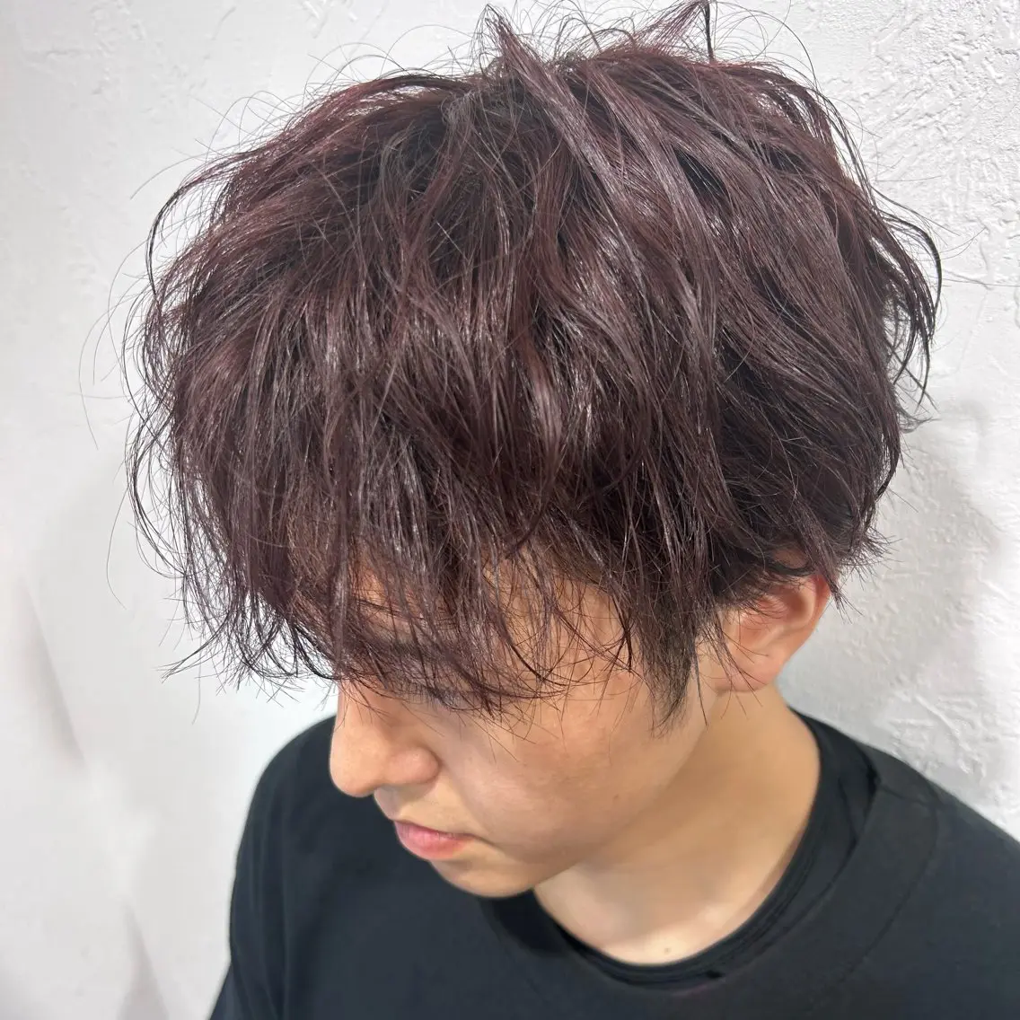 メンズ 艶カラー/レイヤー /メンズ/マツエクのヘアスタイル