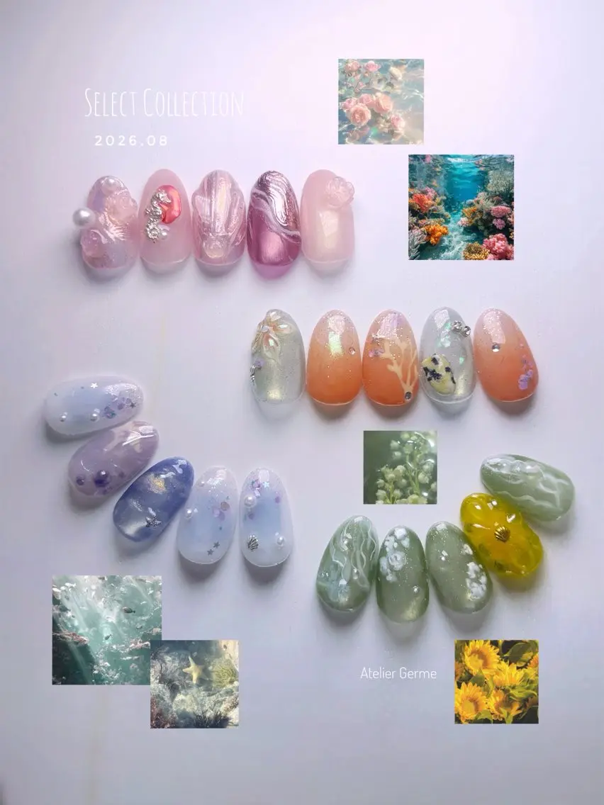 ネイル ハンドネイル Atelier Germeのネイルデザイン