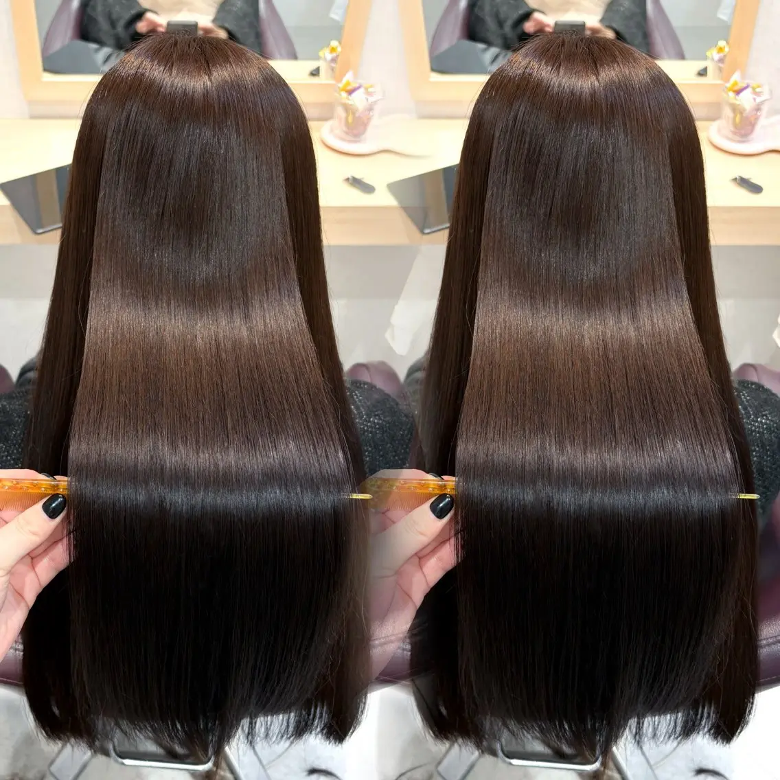 ロング カラー カット ヘアカラー トリートメント 透明感/チョコカラー 💍TAMA💍のヘアスタイル