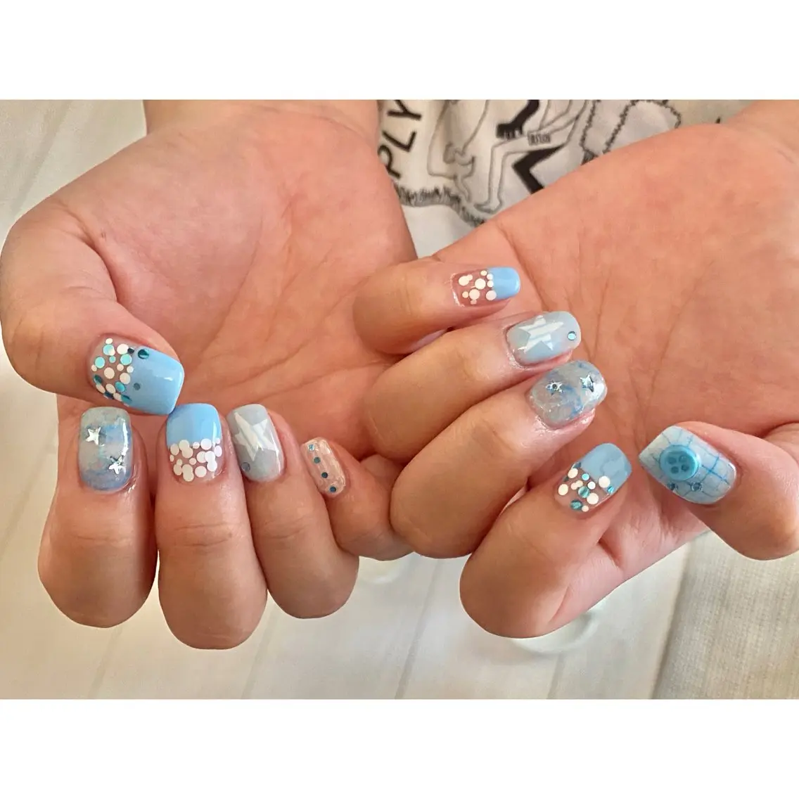 ネイル ハンドネイル ⏦Little 𐙚 Nail⏦のネイルデザイン