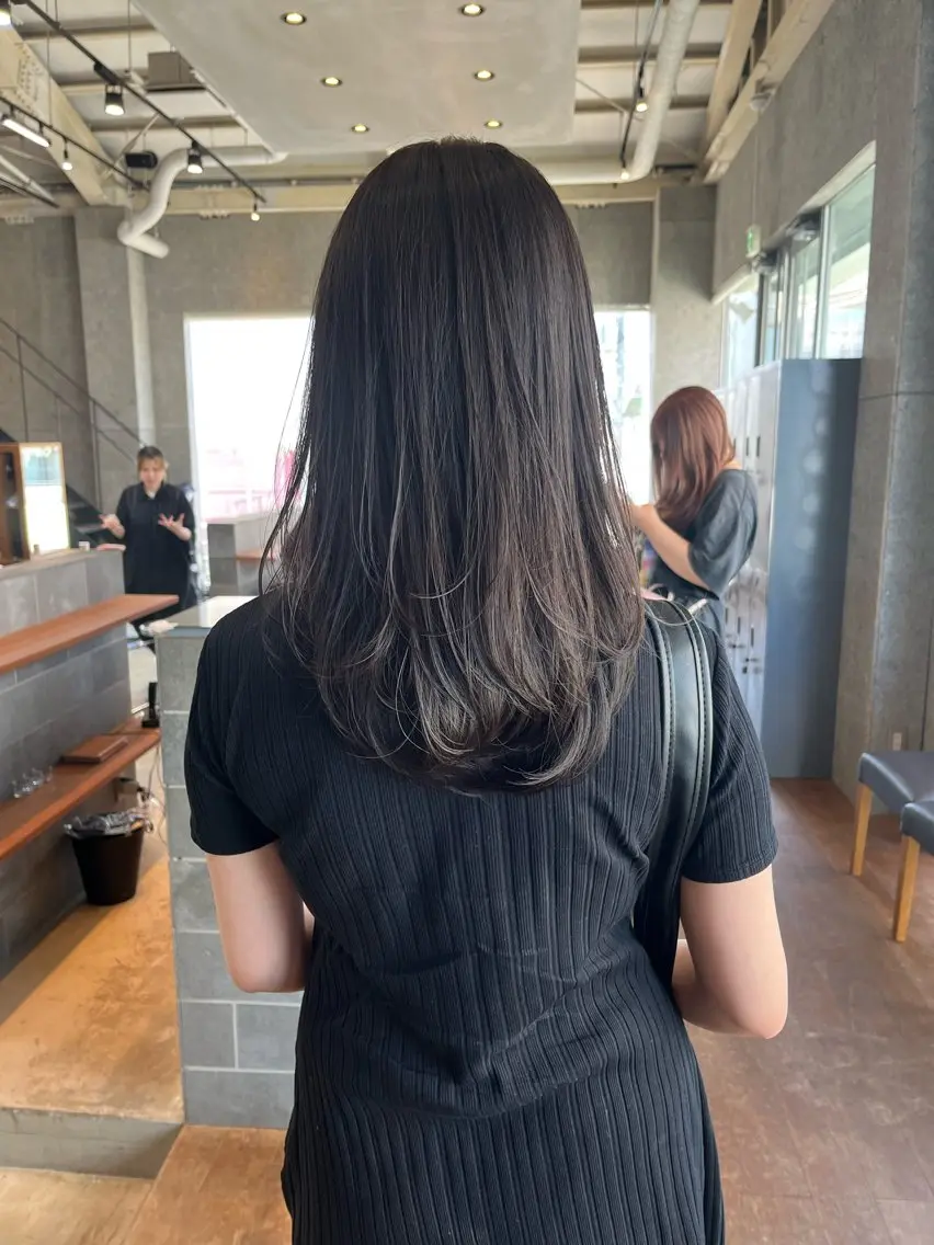ロング カラー カット ヘアカラー トリートメント ヒラノホナミ 🫧艶髪🫧髪質改善のヘアスタイル