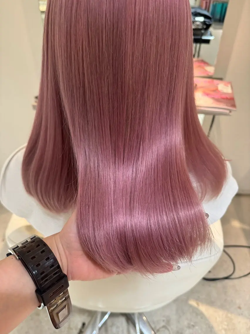 ミディアム カット ヘアカラー トリートメント ヘアセット 絶対カワイイ保証💕 カワノチヒロのヘアスタイル