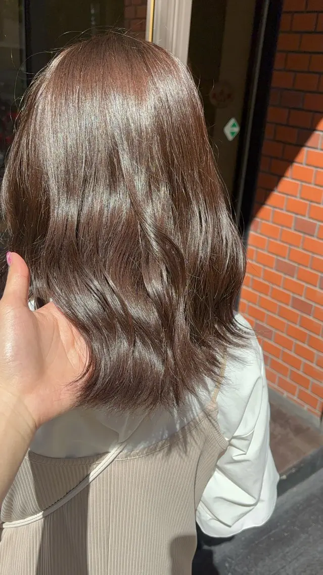 カラー ブラウンカラー cocotte宜喜 弘希のヘアスタイル