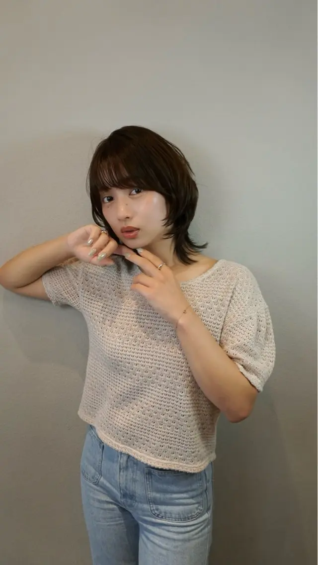 ミディアム カット ヘアカラー 【天満1艶髪】潤艶/ 髪質改善🌹釣本竜哉のヘアスタイル