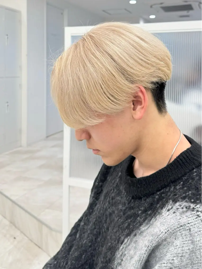 カラー メンズ ✨金沢No.1✨ カット最安値‼️のヘアスタイル