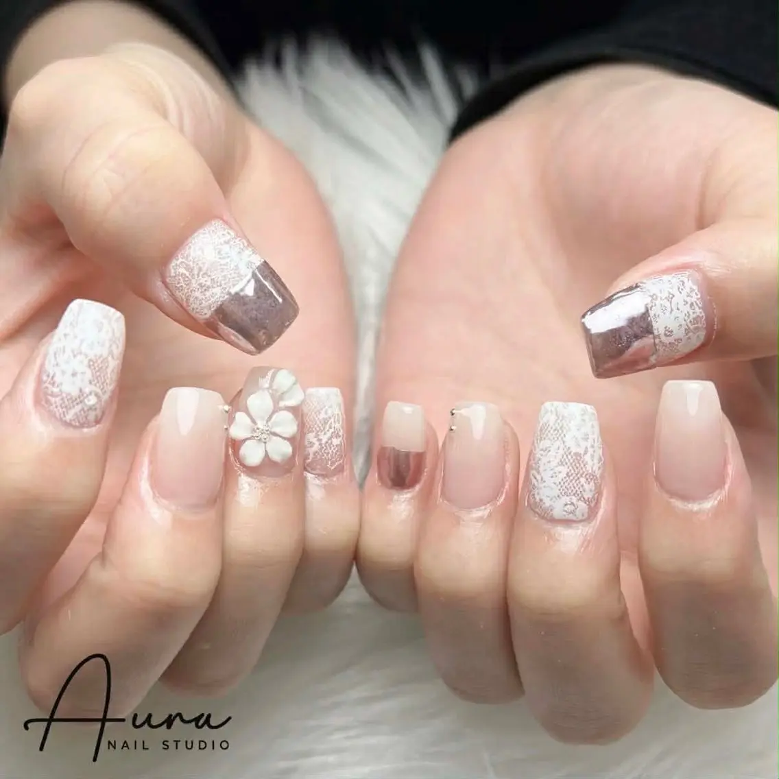 ネイル ハンドネイル Aura Nail HanNaのネイルデザイン