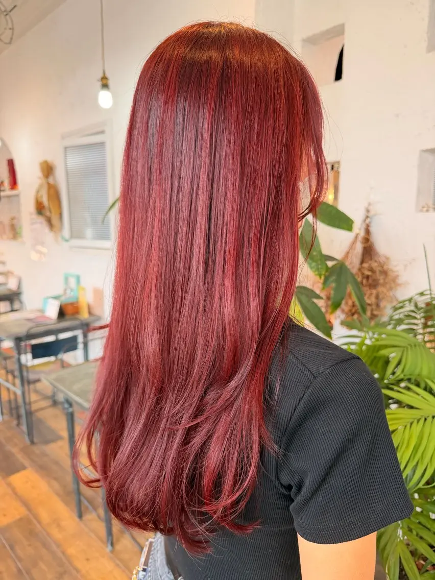 ロング カラー ヘアカラー 🌸小掛🌸 豊橋外国人風カラーのヘアスタイル