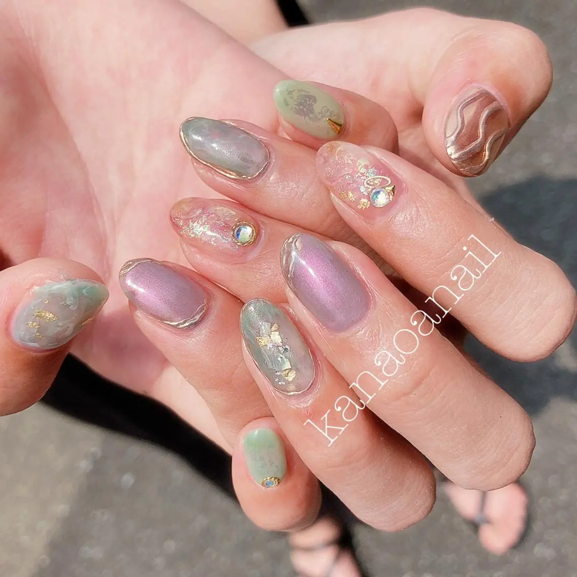 ネイル 地爪育成💅 kanaoanailのネイルデザイン
