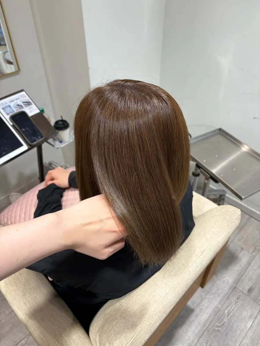 カラー ヘアカラー ブリーチカラー/茨木 𝙨𝙖𝙠𝙞💚のヘアスタイル